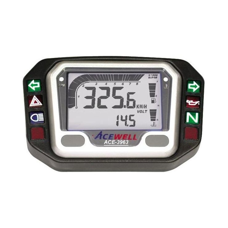Acewell ACE3963 Speedo Rev Gauge Moore Speed Racing